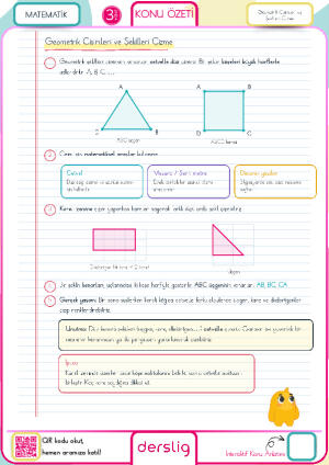 Geometrik Cisimleri ve Şekilleri Çizme