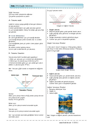 Işığın Yansıması