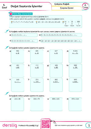 10. Çarpma İşlemi
