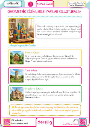 Geometrik Cisimlerle Yapılar Oluşturalım