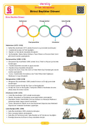 Birinci Beylikler Dönemi