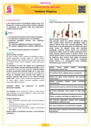 Yardımcı Düşünce