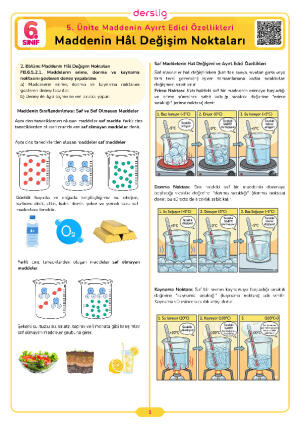 Maddenin Hâl Değişim Noktaları