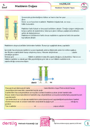 Maddenin Tanecikli Yapısı