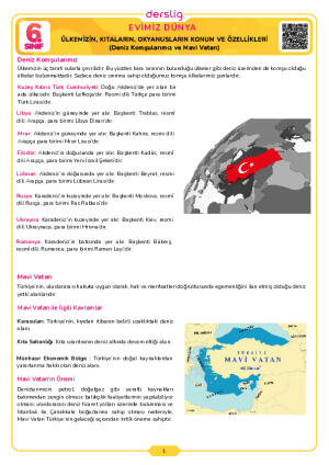 Deniz Komşularımız ve Mavi Vatan