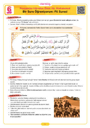 Bir Sure Öğreniyorum: Fil Suresi