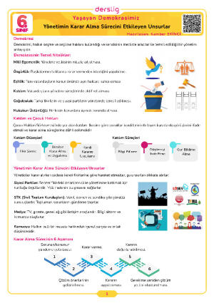 Yönetimin Karar Alma Sürecini Etkileyen Unsurlar