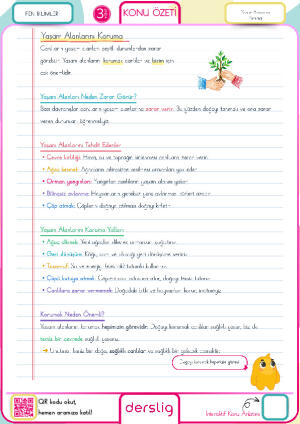 Yaşam Alanlarını Koruma