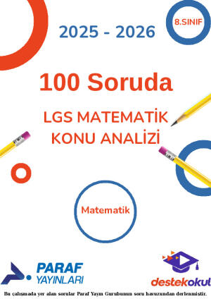 100 Soruda LGS Matematik Konu Analizi