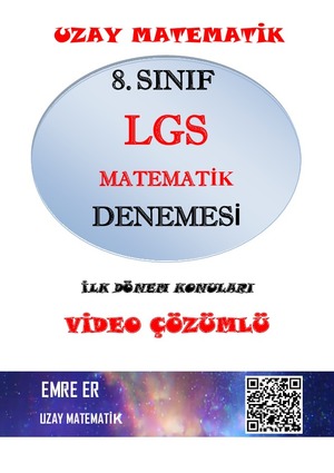 Uzay Matematik LGS Matematik Deneme Sınavı
