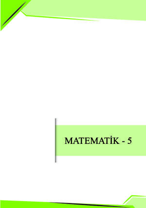 5.sınıf matematik yazılı örnekleri 5