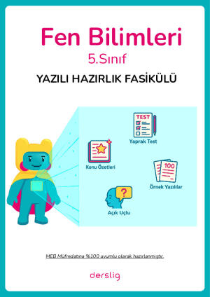 5.Sınıf 1.Dönem 1.Yazılı Fasikülü