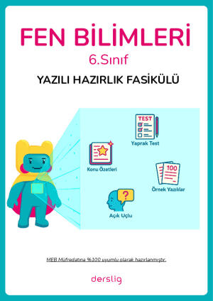 6.Sınıf 1.Dönem 1.Yazılı Hazırlık Fasikülü
