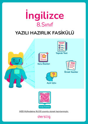 8. Sınıf İngilizce 1. Dönem 2. Yazılı Hazırlık Fasikülü