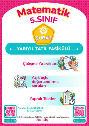 5.Sınıf Matematik Yarıyıl Tatil Fasikülü