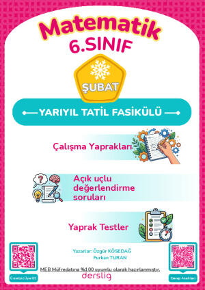 6.Sınıf Matematik Yarıyıl Tatil Fasikülü