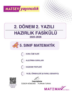 5. Sınıf Matematik 2. Dönem 2. Yazılı Çalışma FasikülüPDF
