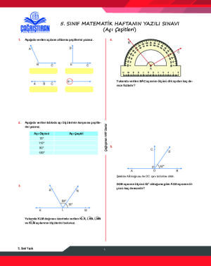 5.sınıf matematik yazılı örnekleri 2
