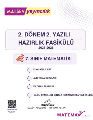 7. Sınıf Matematik 2. Dönem 2. Yazılı Çalışma Fasikülü PDF