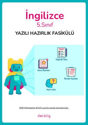 5. Sınıf İngilizce 1. Dönem 2. Yazılı Hazırlık Fasikülü Cevap Anahtarı