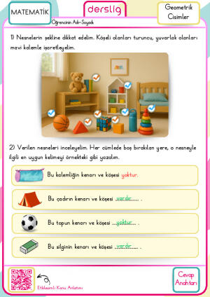 2. Sınıf Geometrik Cisimler Cevap Anahtarı