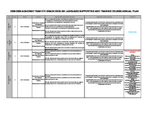 2025-2026 DYK İngilizce Yıllık Plan PDF