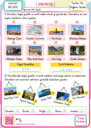 2. sınıf Tarihin Ve Doğanın İzinde Cevap Anahtarı