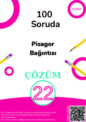 22) 100 Soruda Pisagor Bağıntısı Çözüm