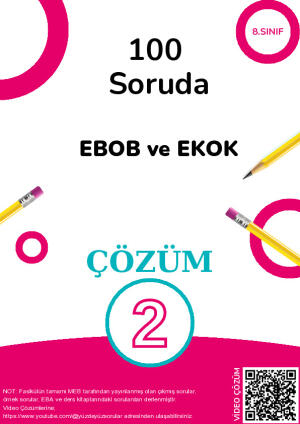 2) 100 Soruda EBOB ve EKOK Çözüm