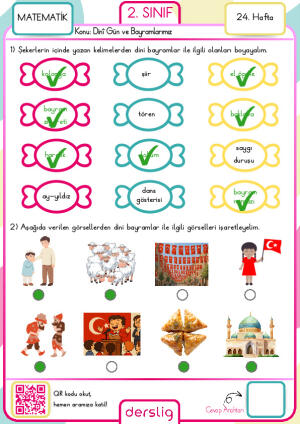 2. Sınıf 24. Hafta Cevap Anahtarı