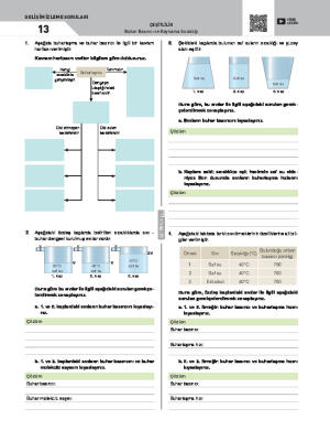 Gelişim İzleme Soruları-13 Buhar Basıncı ve Kaynama Sıcaklığı