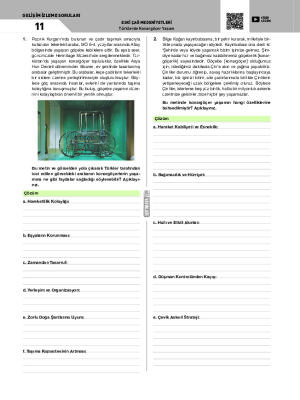 Gelişim İzleme Soruları-11 Türklerde Konargöçer Yaşam