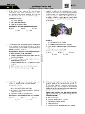 Gelişim İzleme Soruları-1 Tarih Öğrenmenin Birey ve Topluma Faydaları