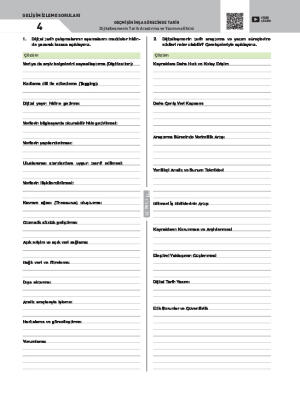 Gelişim İzleme Soruları-4 Dijitalleşmenin Tarih Araştırma ve Yazımına Etkisi