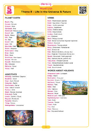 Life in the WORD LİST