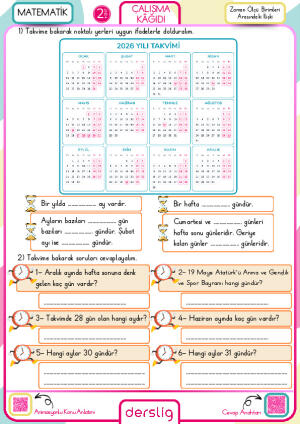 Zaman Ölçü Birimleri Arasındaki İlişki