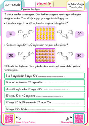 En Yakın Onluğa Yuvarlayalım