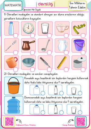 Sıvı Miktarını Tahmin Edelim