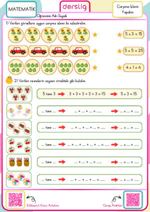 Çarpma İşlemi Yapalım