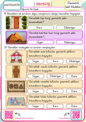 Geometrik Şekil Modelleri