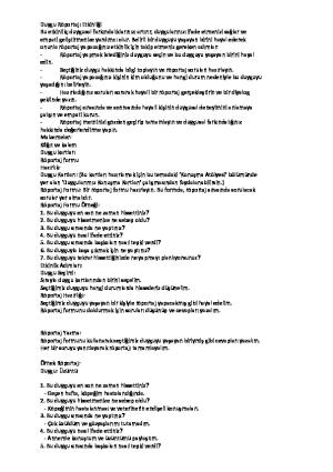 Duygu Röportajı Konu Anlatım Seti