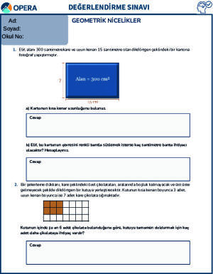 Değerlendirme Sınavı