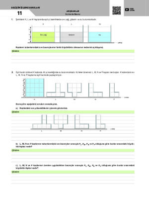 Sıvılarda Basınç Gelişim İzleme Soruları - 12