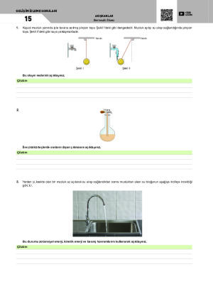 Bernoulli İlkesi Gelişim İzleme Soruları - 15