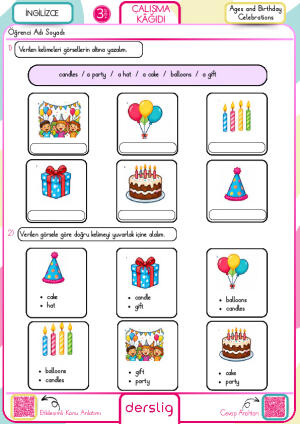 Ages and birthday celebrations