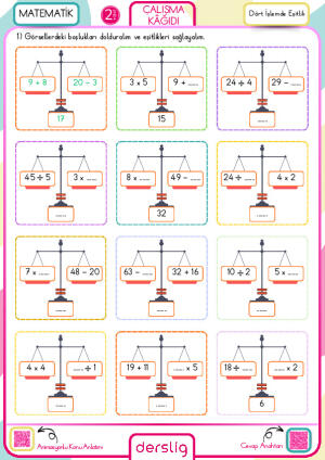 Dört İşlemde Eşitlik