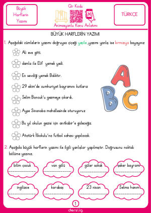 Büyük Harflerin Yazımı