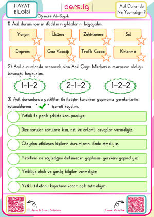 Acil Durumda Ne Yapmalıyım