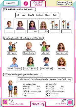 Family Members’ Physical Appearances and Features