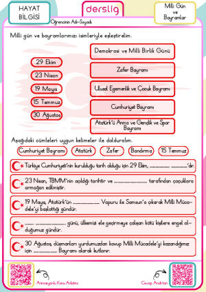 Milli Gün ve Bayramlar